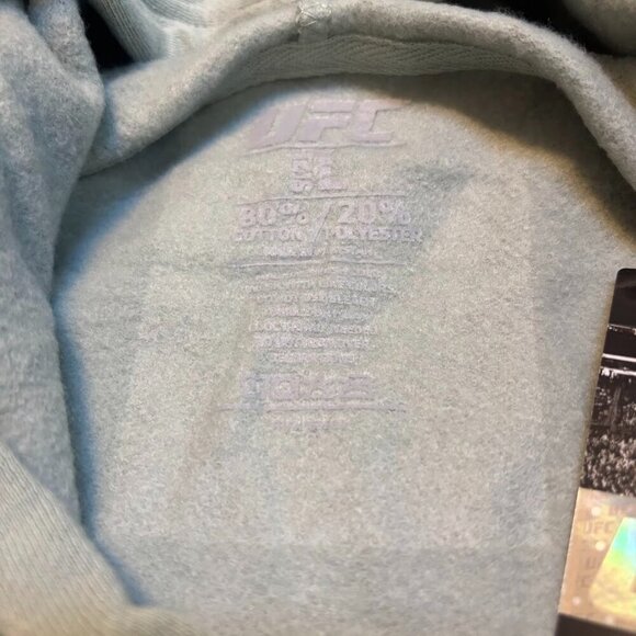 UFC Crop Hoodie, Color: Sage, Large - Picture 6 of 10